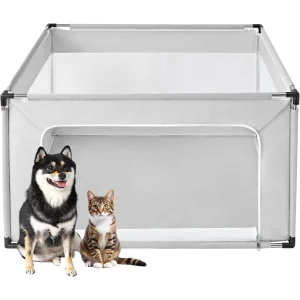 Dog Play Pen with Door, Whelping Box